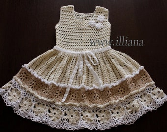 Crochet dress. PDF Pattern . No 86