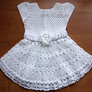 Crochet dress. Pattern No 80