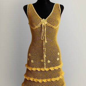 Crochet Pattern . Dress No 232. Sizes S to XXL