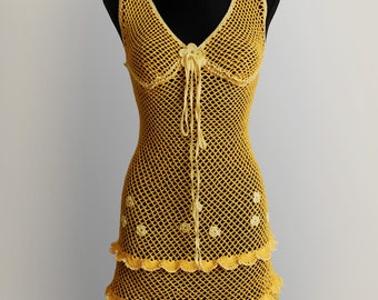 Crochet Pattern . Dress No 232. Sizes S to XXL
