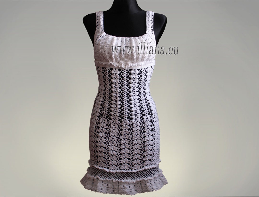 Crochet Pattern Lady's Dress No 221 - Etsy