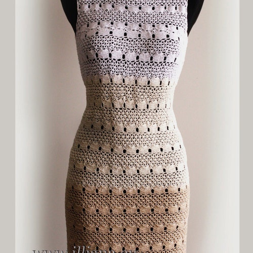 Crochet Pattern . Dress No 233. Sizes XS to XXL Etsy