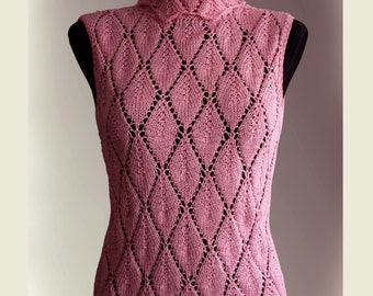 Knitted  Sweater  /  Pattern / PDF