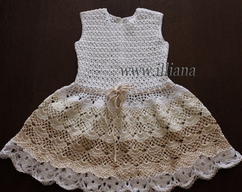 Crochet dress. PDF Pattern . No 84