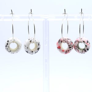 Set Di 3 Paia Orecchini Pendenti Vintage BARRU – Cerchi Geometrici In Acciaio Lucido, Multicolore, Lunghezza 5 Cm