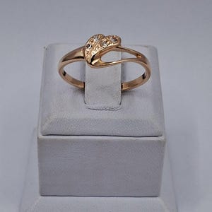 Ring aus ukrainischer Originalproduktion, Gold 14K 585, Zirkone!