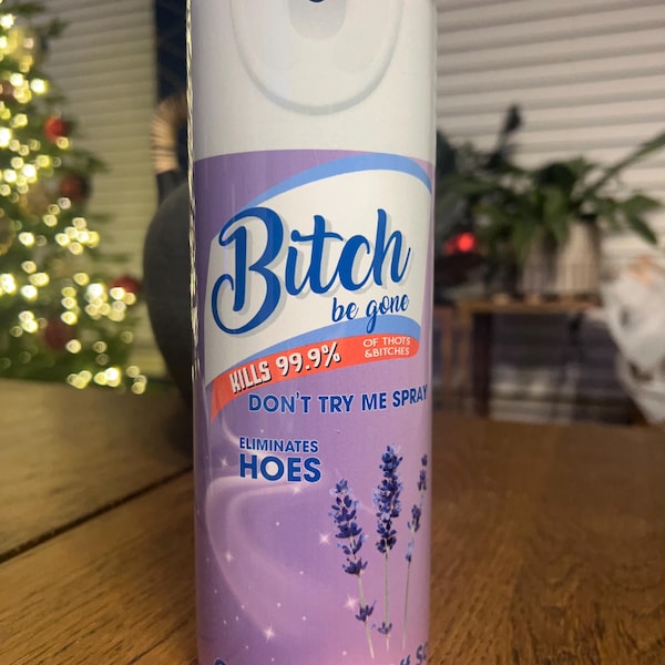 Custom Name Bitch Spray Tumbler | Funny Gag Gift