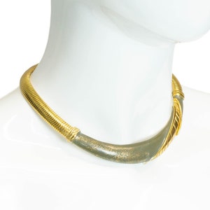 UNGARO Paris Gold Necklace Vintage 80s 90s