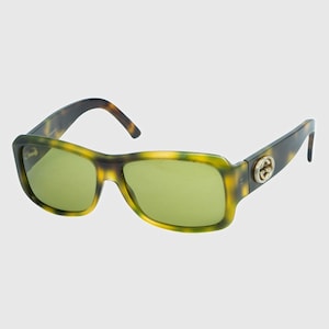 GUCCI GG 2997 Logo Tortoise Brown Sunglasses Vintage 90s 00s