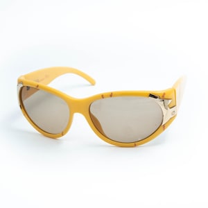 Christian DIOR 2346 Yellow Women Sunglasses Vintage 80s 90s
