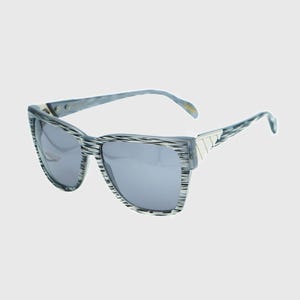 GIANNI VERSACE Mod 486  Women Silver Sunglasses Vintage 90s