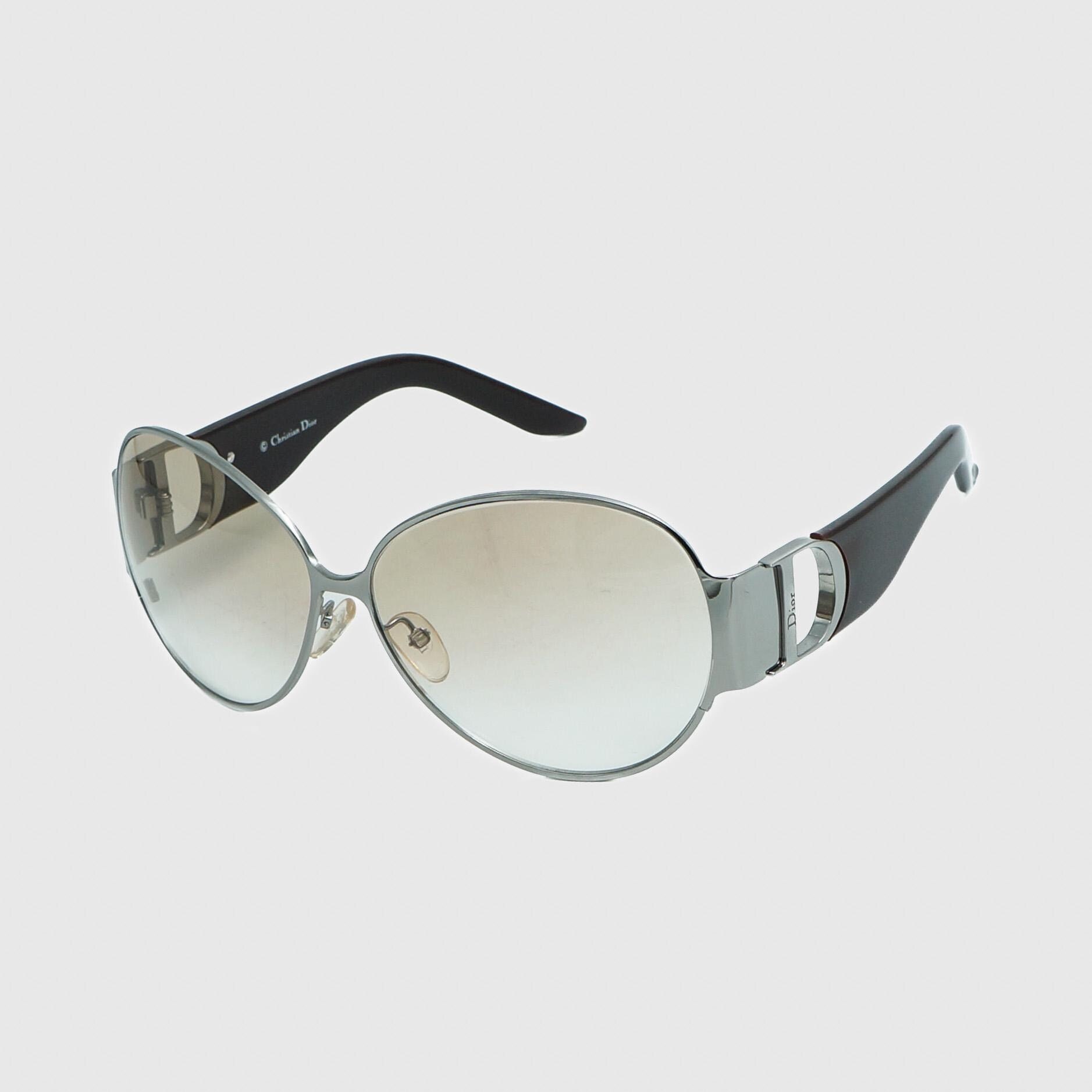 Christian DIOR I Love Dior 1 Sunglasses Silver Vintage 00s Christian DIOR I Love Dior 1 Sunglasses Silver Vintage 00s