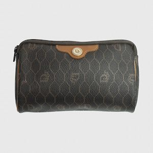 Christian DIOR Monogram Cosmetic Purse Bag Vintage 90s 00s