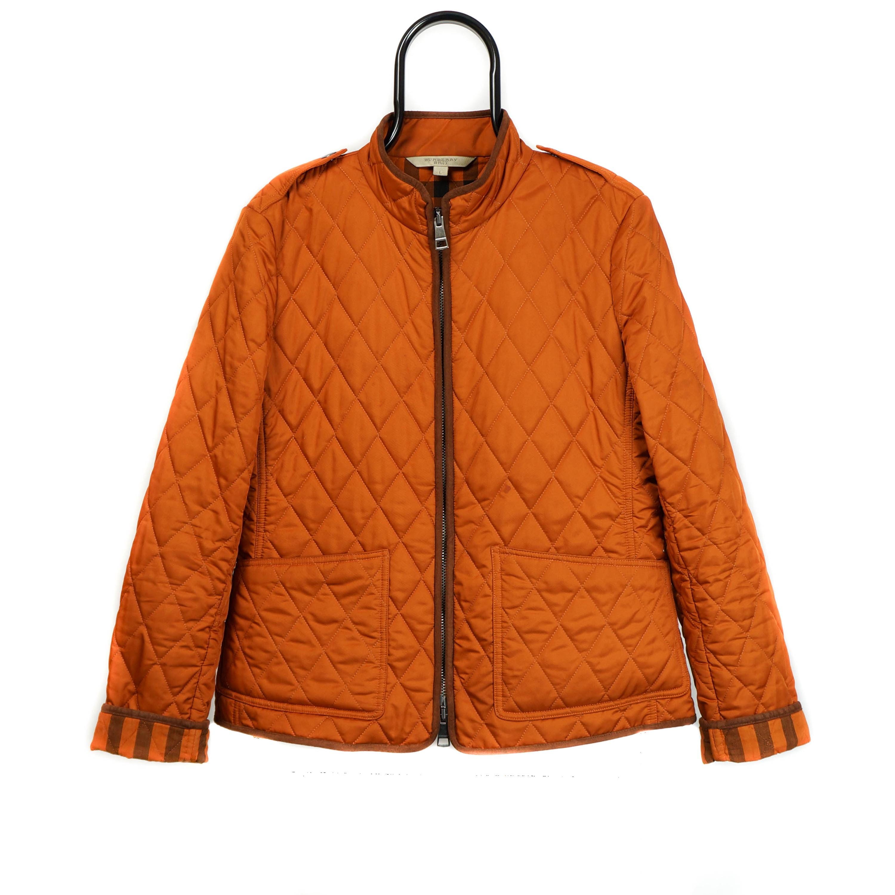 Orange Burberry Coat