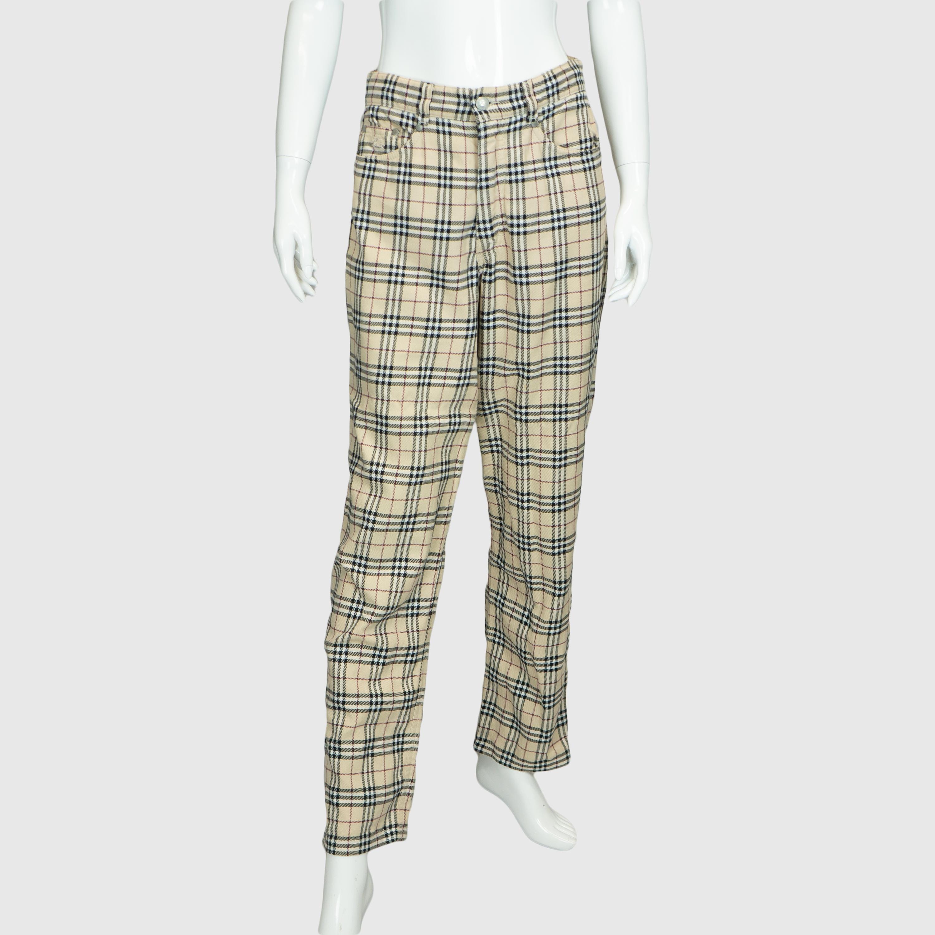 Vintage Burberrys London Formal Trousers 100% Wool 80s Rare