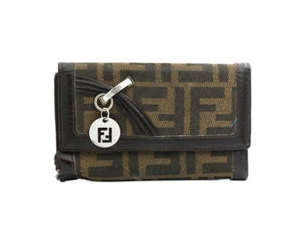 FENDI Wallet Monogram Logo Vintage 90s