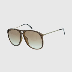 Christian DIOR Monsieur 2258 Aviator Gold Sunglasses 80s 90s