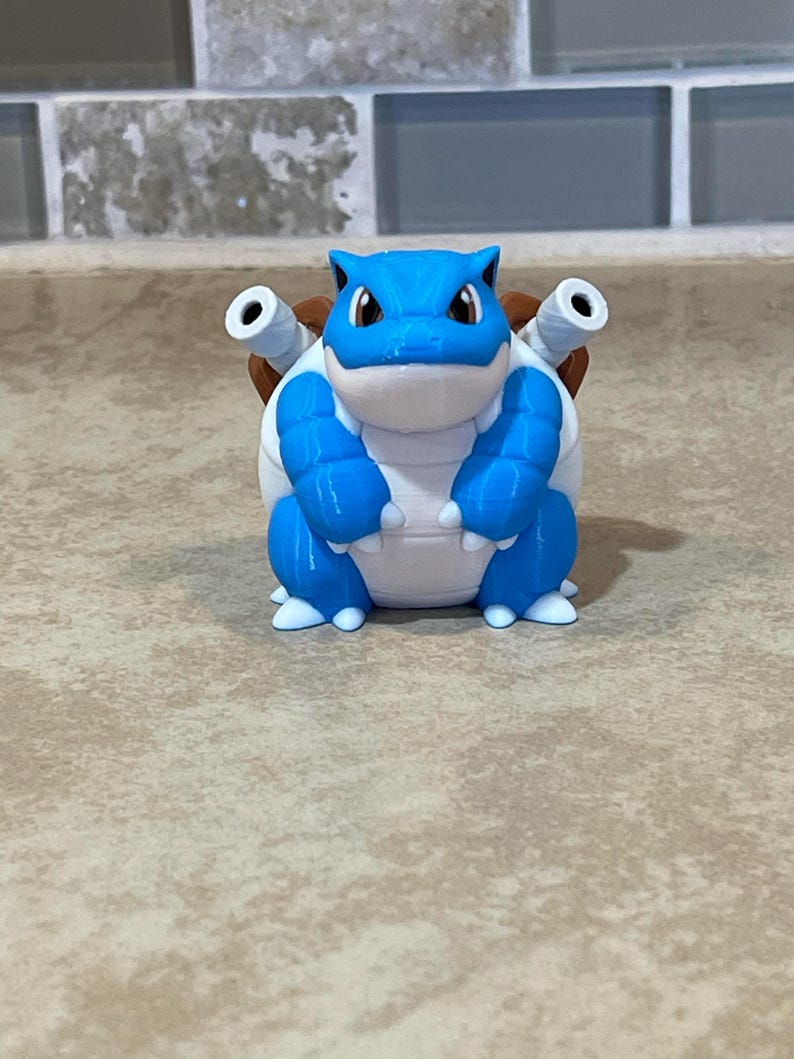 Blastoise 3D Printed Keychain/minifig - Etsy