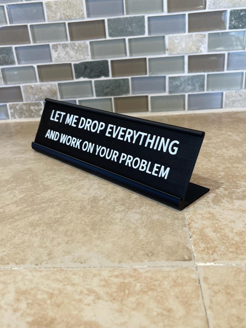 Funny Desk Name Plates