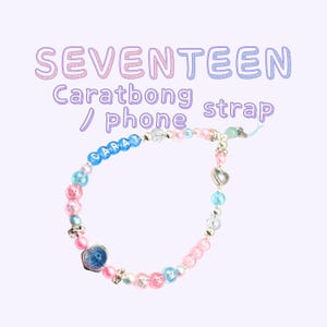 SEVENTEEN Phone Lanyard | Caratbong Lightstick Strap, Kpop concert gift, SVT Carats
