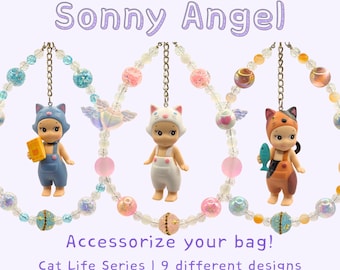Sonny Angel Cat Life Series Bag Charm | Limited Edition | 9 Cat Designs