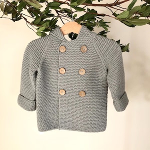 Knit Winter Sweater with Hoodie | Wool Sweater with Hoodie | Knit Hooded Sweater | Knit Kids Cardigan | Toddler Gifts | Toddler Outfits