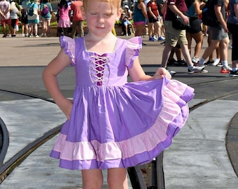 Rapunzel Inspired Dress - Tangled Costume