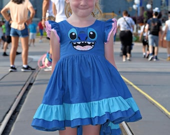 stitch princess dress Lilo & Stitch Princess Dress for little Girls, 4T, Baby & Toddler Dress, Eco-Friendly, Soft, Breathable, Hypoallergenic