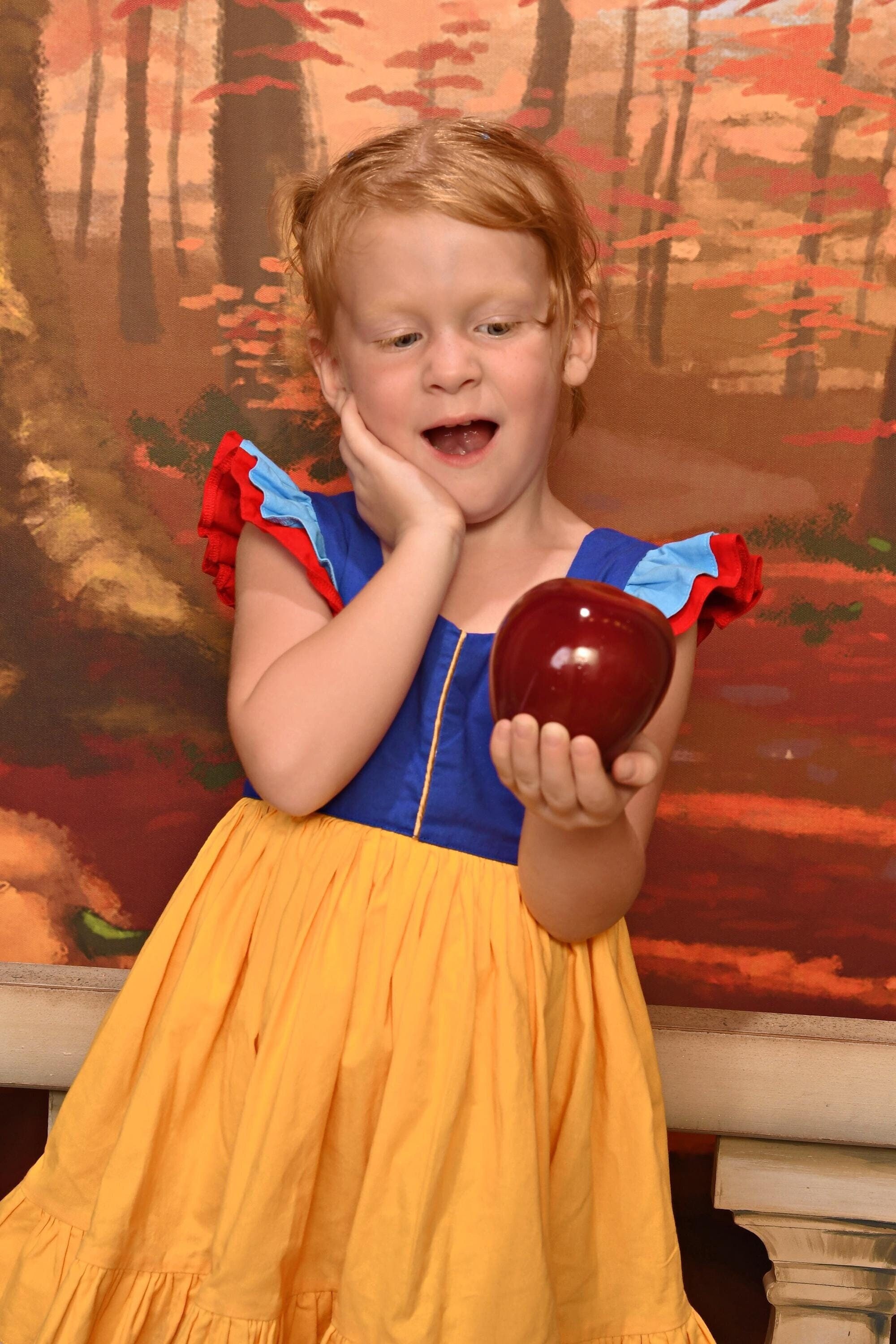 snow white cotton dress Snow White Dimensional Floral Twirl Dress 5- Ships June 29
