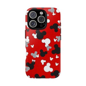 Mickey Mouse Phone Case, Durable Covers for Disney Fans, Cute Gift for Birthdays, Holidays, Disney Themed Gift, Tough Phone Case