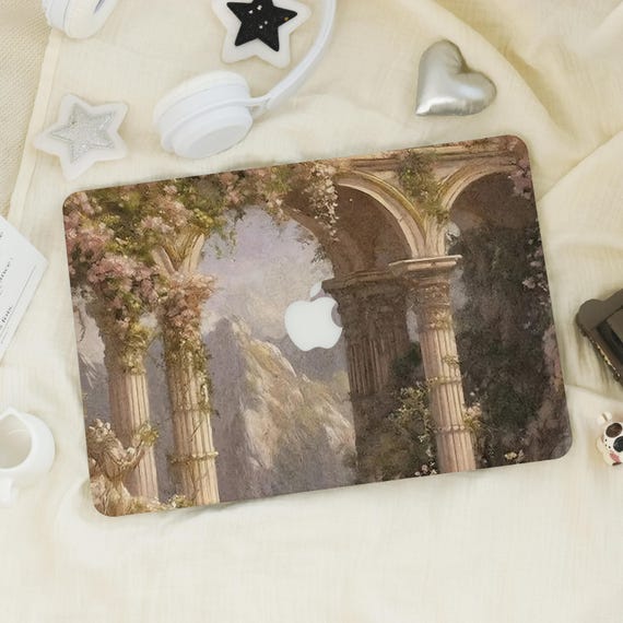 Classical Oil Painting Garden Archway Mac Case | Protective Laptop Case Cover for Macbook Air 15/13/11 Pro 15/16 M4 M5 2025 | Hardshell Case