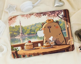 Cartoon Capybara Macbook Pro 13 inch Case | Hard Laptop Case for Macbook Air 13/11 Pro 13/14/15/16 2020 2021 M1 M2 2022 | Laptop Case Cover