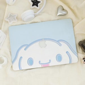 Mac Hülle für blauen Zimthund | Schützende Laptop Tasche für Macbook Air 1513/11 Pro 13/14/15/16 2020 2021 M4 2022 | Hartschalenkoffer