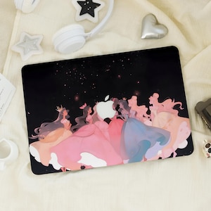 Girls Evening Ball New Mac Case | Protective Laptop Case Cover for Macbook Air 1513/11 Pro 13/14/15/16 2021 M4 2022 | Cartoon Hardshell Case