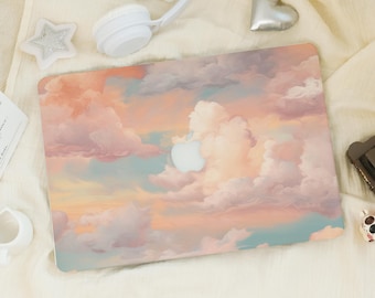 Pink Clouds Macbook Pro 13 inch Case | Hard Laptop Case for Macbook Air 13/11 Pro 13/14/15/16 2023 2024 M2 2025 | Laptop Case Cover