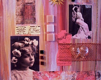 Angel of Dreams - Original Collage