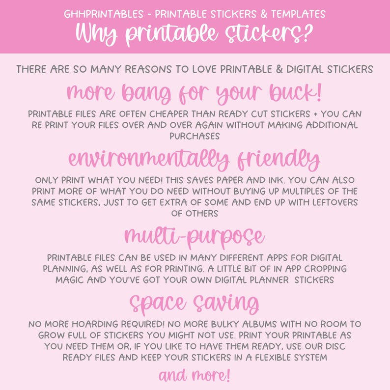 Planner "2025" Text Script + Rainbow DIGITAL &amp; PRINTABLE Stickers ...