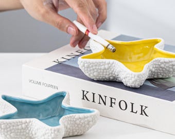 Starfish Ceramic Ashtray – Nordic Coastal Home Decor