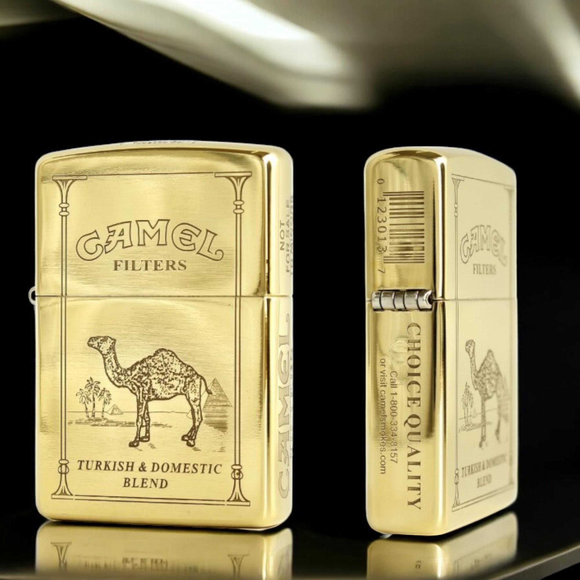 コレクション zippo CAMEL TROPHY GOLD L Zippo Camel Hard Pack Lighter: Limited Edition Collectible - Etsy