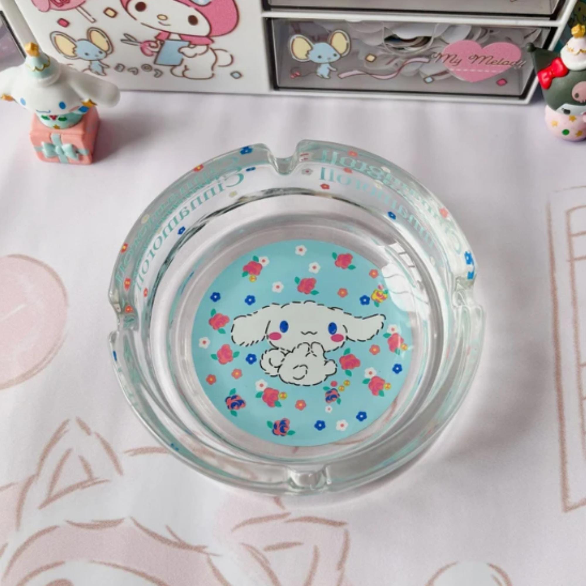 ハローキティのガラス灰皿 – かわいいインテリア - Etsy 日本