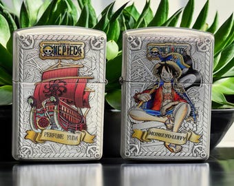 Authentic Zippo Lighter - Custom Anime Design, Handcrafted for Collectors & Anime Fans! Perfect Gift Idea, Unique and Personalized Lighter!