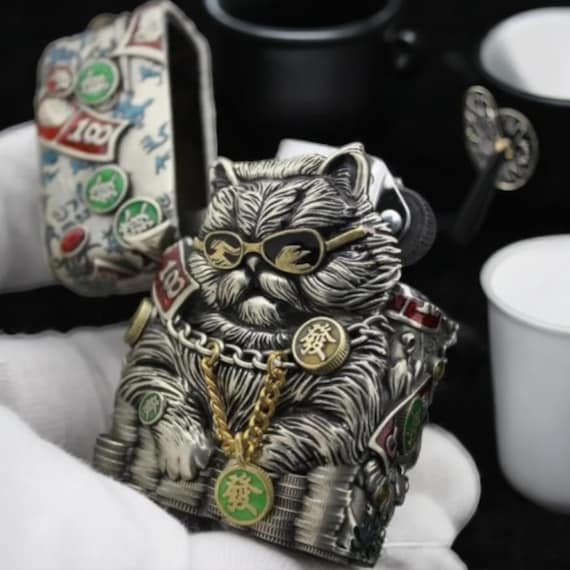 ZIPPOライター　a cat may look at a king Amazon.com: A Cat May Look at a King: & Seven other Stories