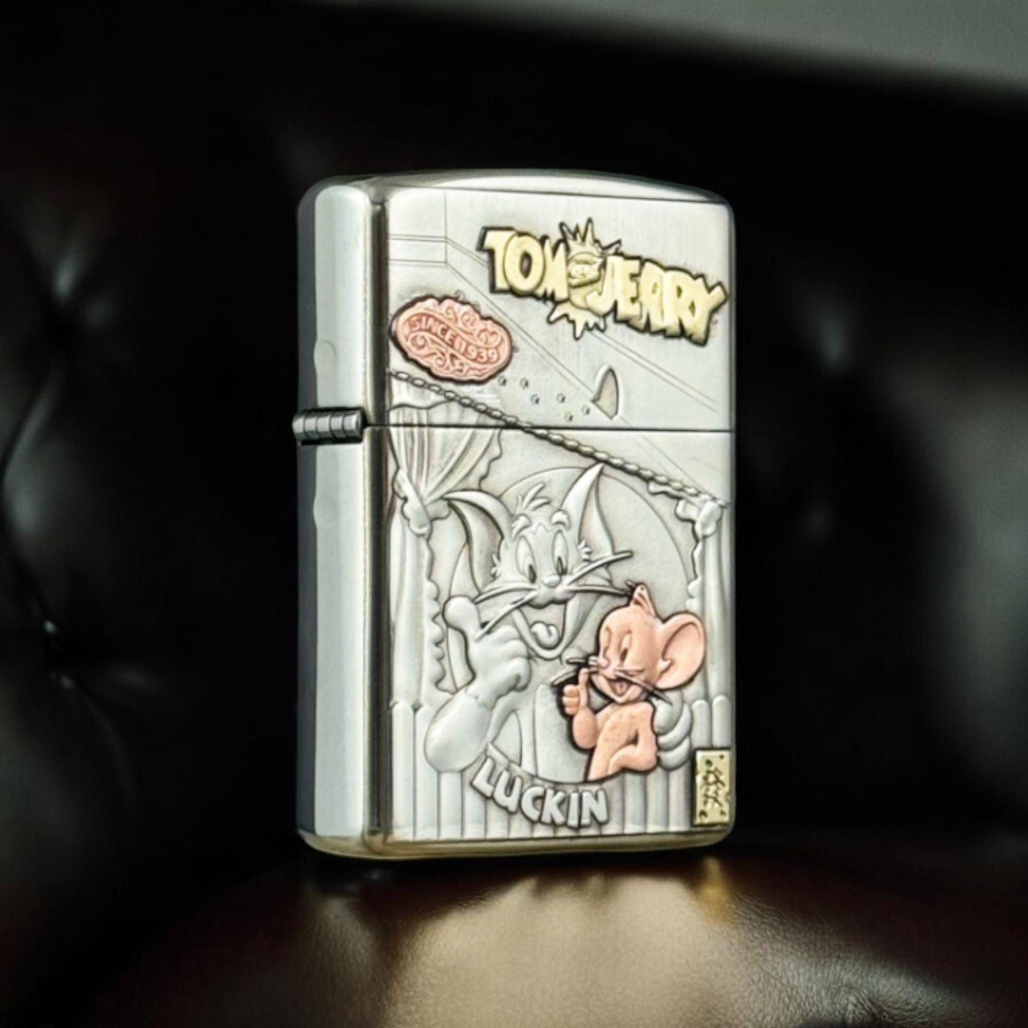 トムとジェリー ジッポーライター：真鍮製、アニメコレクターズ