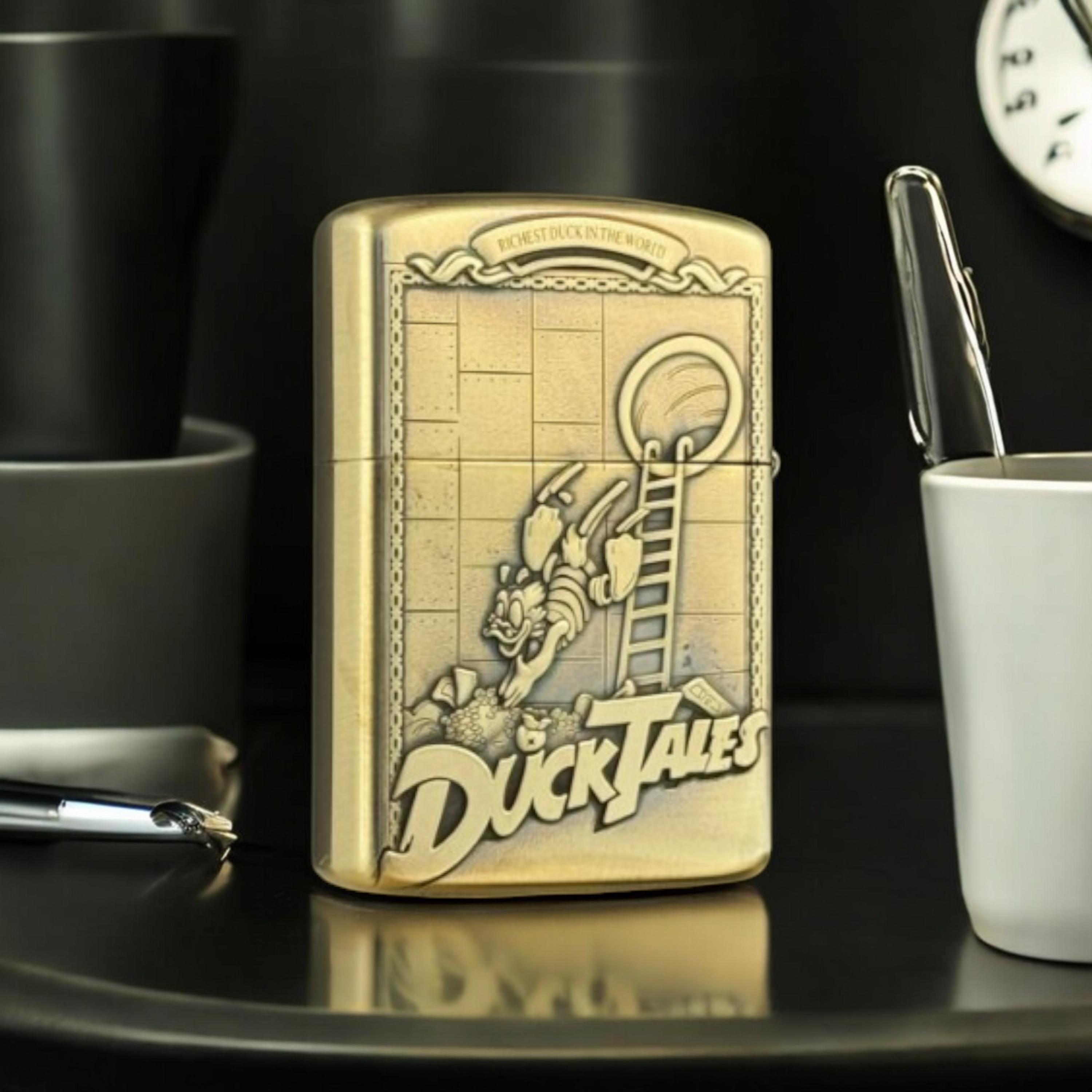 Scrooge Mcduck Zippo Lighter: Collectible Gold Windproof Design - Etsy