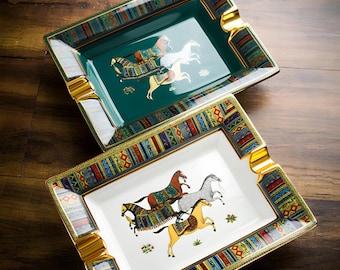 ヘレンド灰皿 ヴィンテージ、ヘレンド ハンガリー ヴィクトリア女王、手描き、# 7783