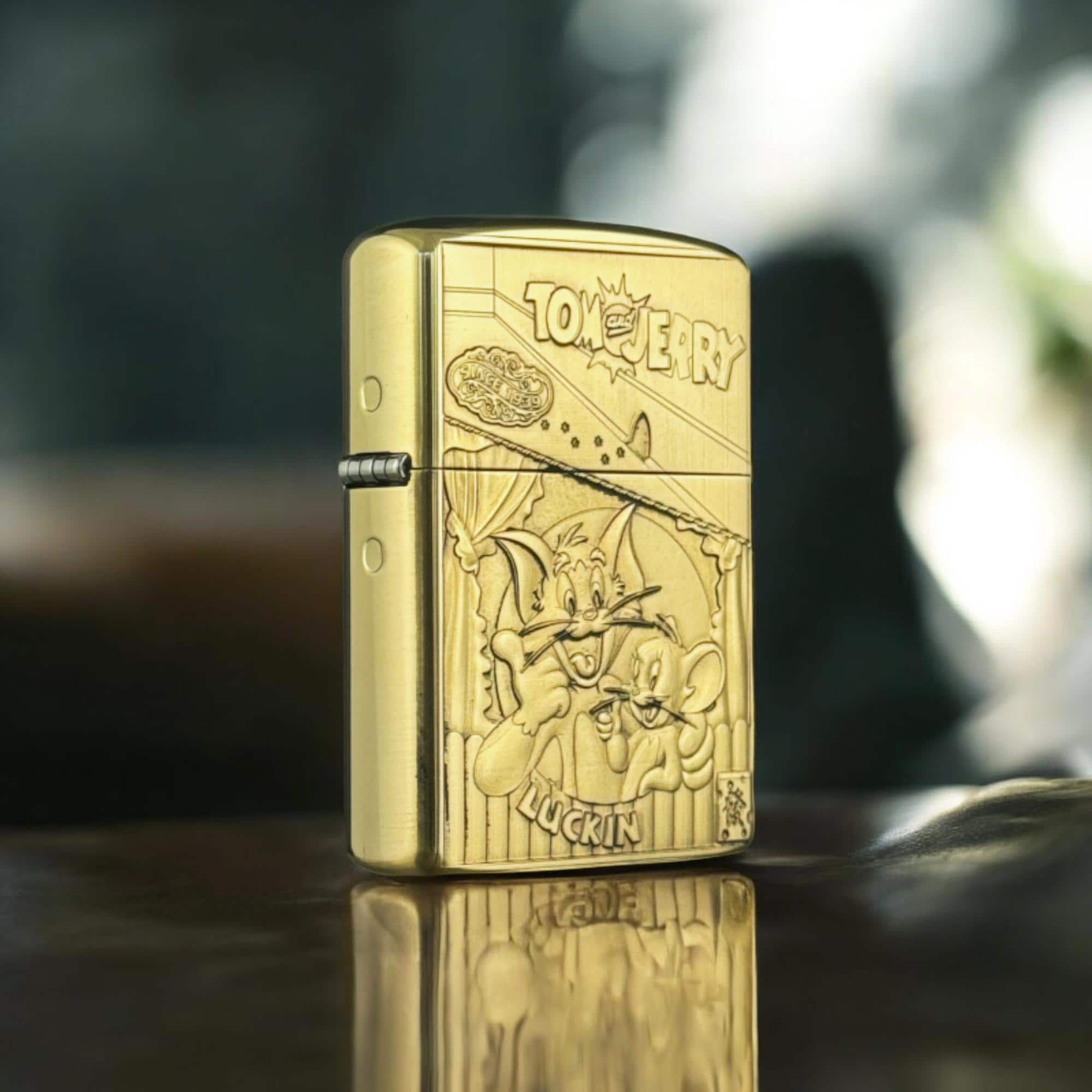 Tom & Jerry Zippo Lighter: Authentic Brass, Anime Collectible - Etsy