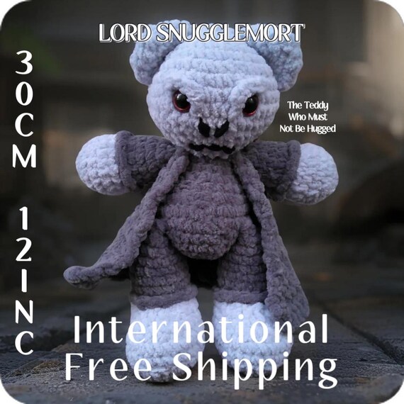 Lord Snugglemort – Spooky Voldemort Inspired Teddy Bear Plush (30 cm)