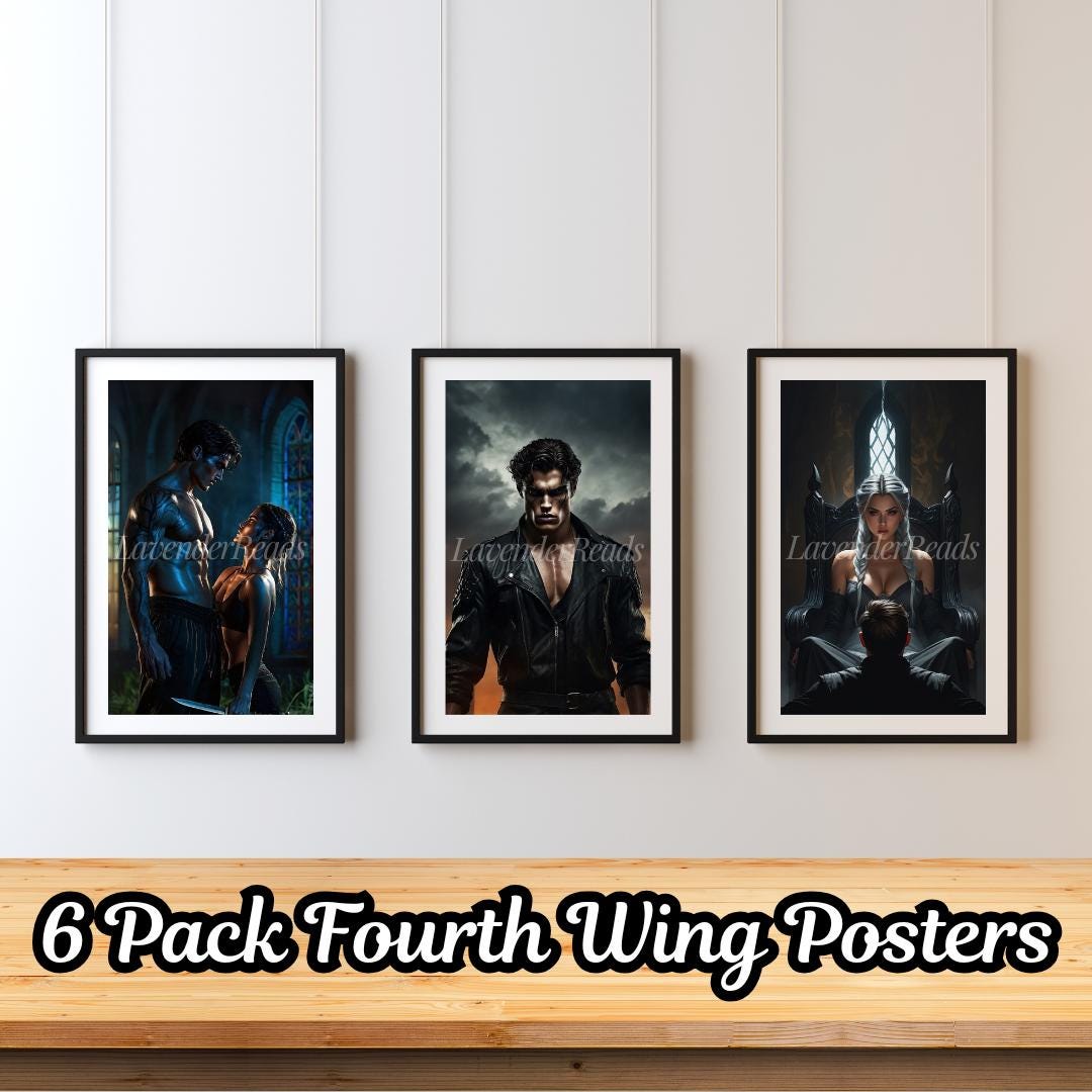 6-pack Printable Fourth Wing Posters - Etsy