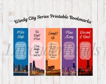 Windy City Serie Lesezeichen zum Ausdrucken
