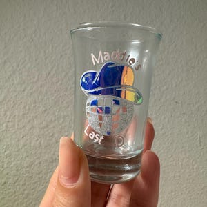 Disco Cowgirl Shot Glass Last Rodeo Last Disco Birthday Bachelorette Party